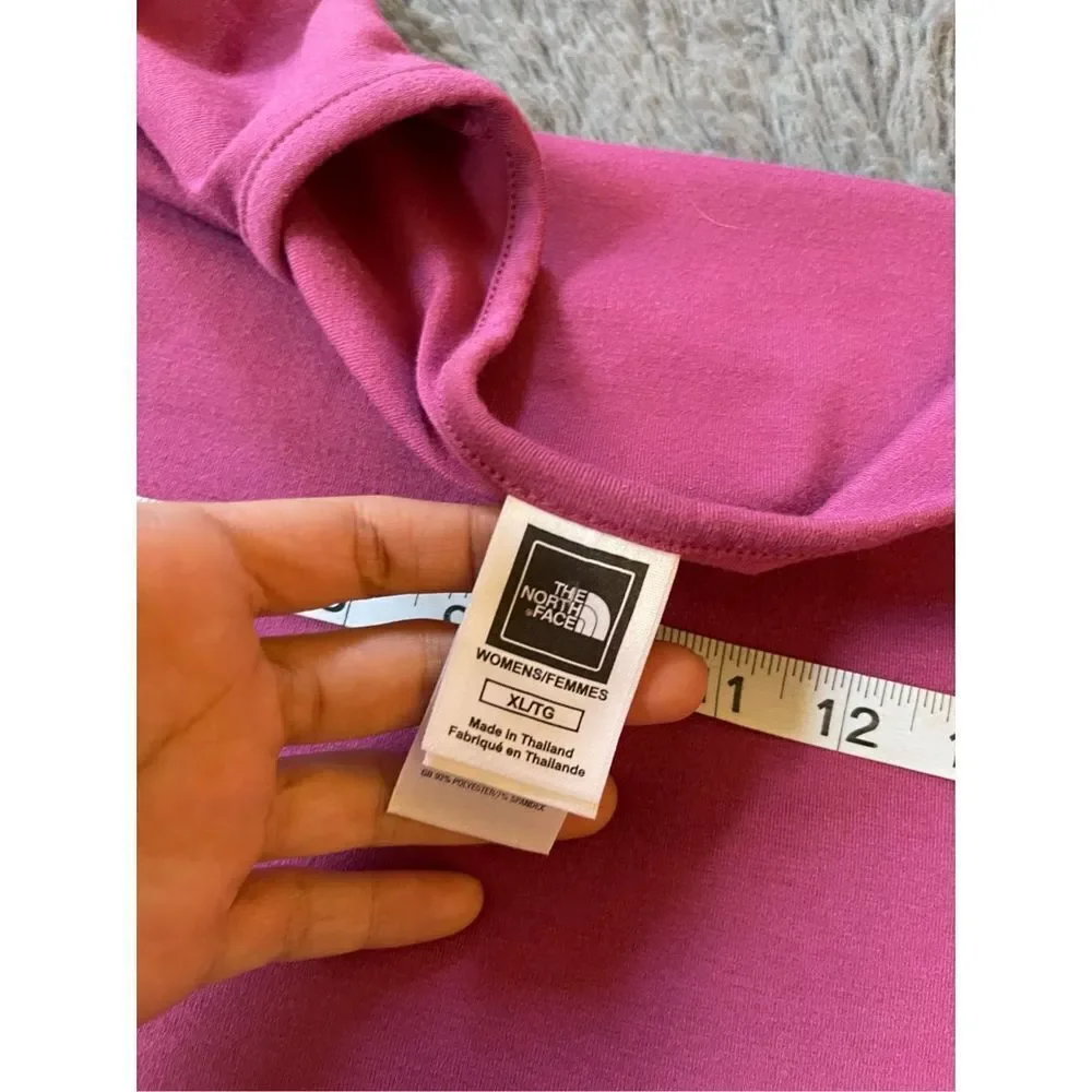 The north face women’s pink‎ long sleeve sweater crew neck size xl